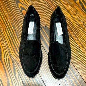 Women’s black suede Capezio shoes